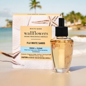 Bath & Body Works Wallflowers Fiji White Sands 2 Pack Refills Nwt